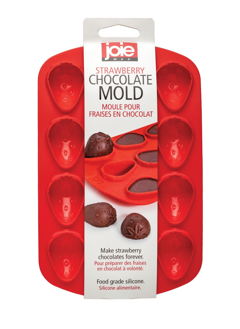 Joie Strawberry Chocolate Mold (Red) - 13.5x2x23.5cm by Joie - ISBN: 0067742500403