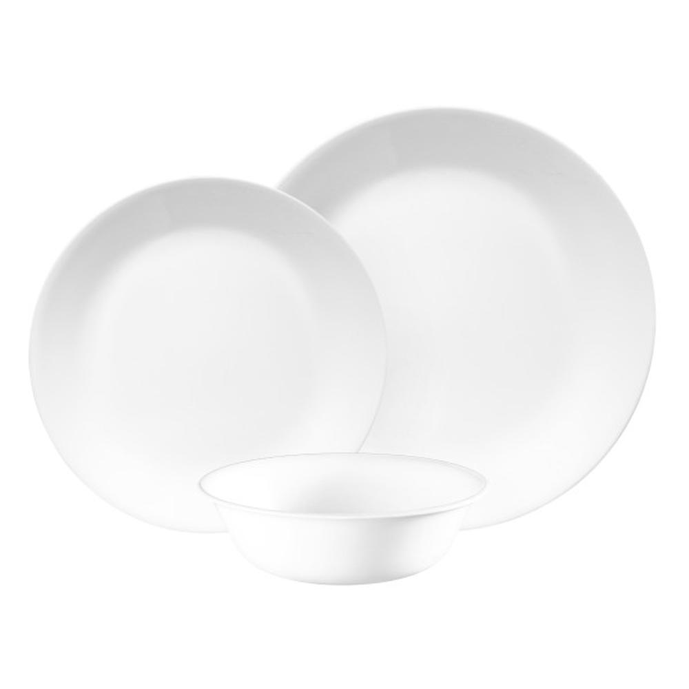 Winter Frost White Vitrelle Set, 12 Piece, 0071160149793