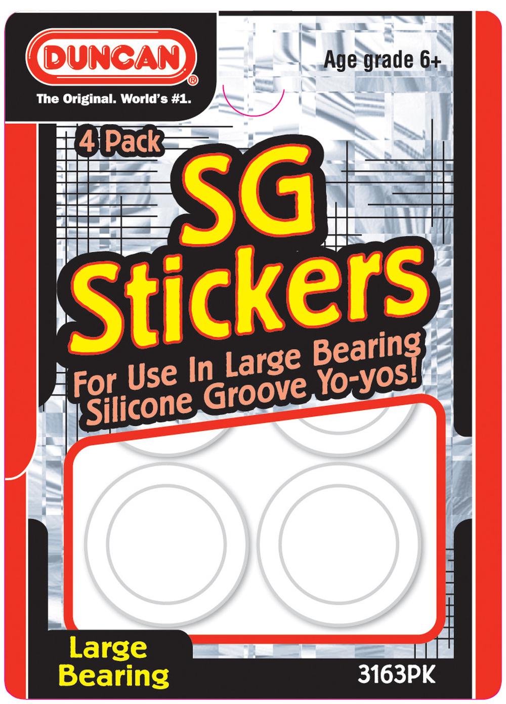 Yo Yo SG Stickers, 4 Pack, 0071617017323