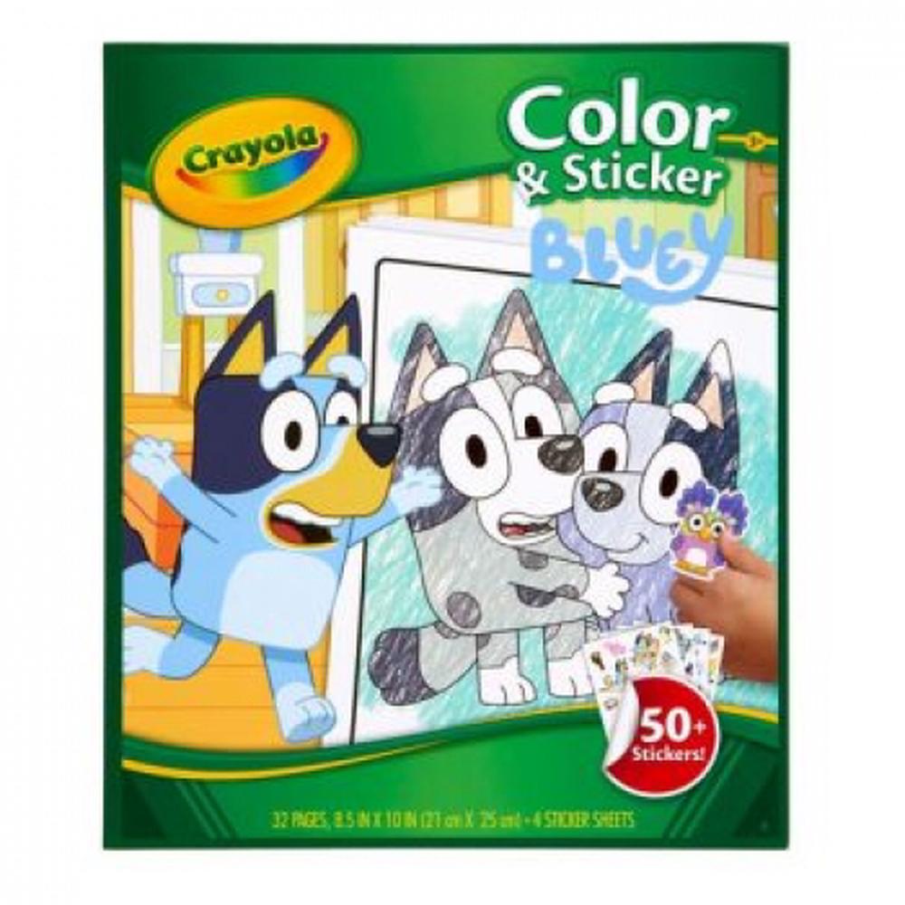 Bluey Colour & Sticker, 0071662026646