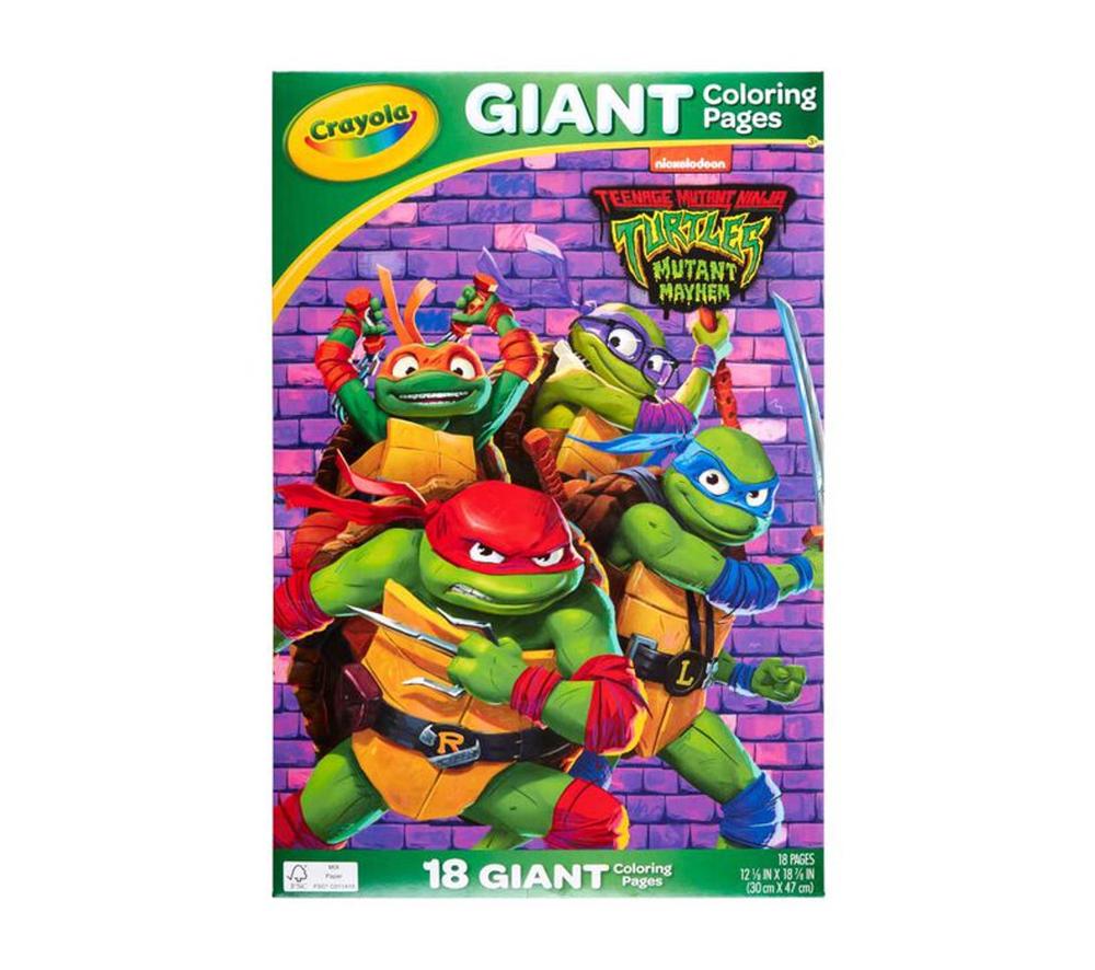 Crayola Tmnt Colour and Sticker, 0071662028503