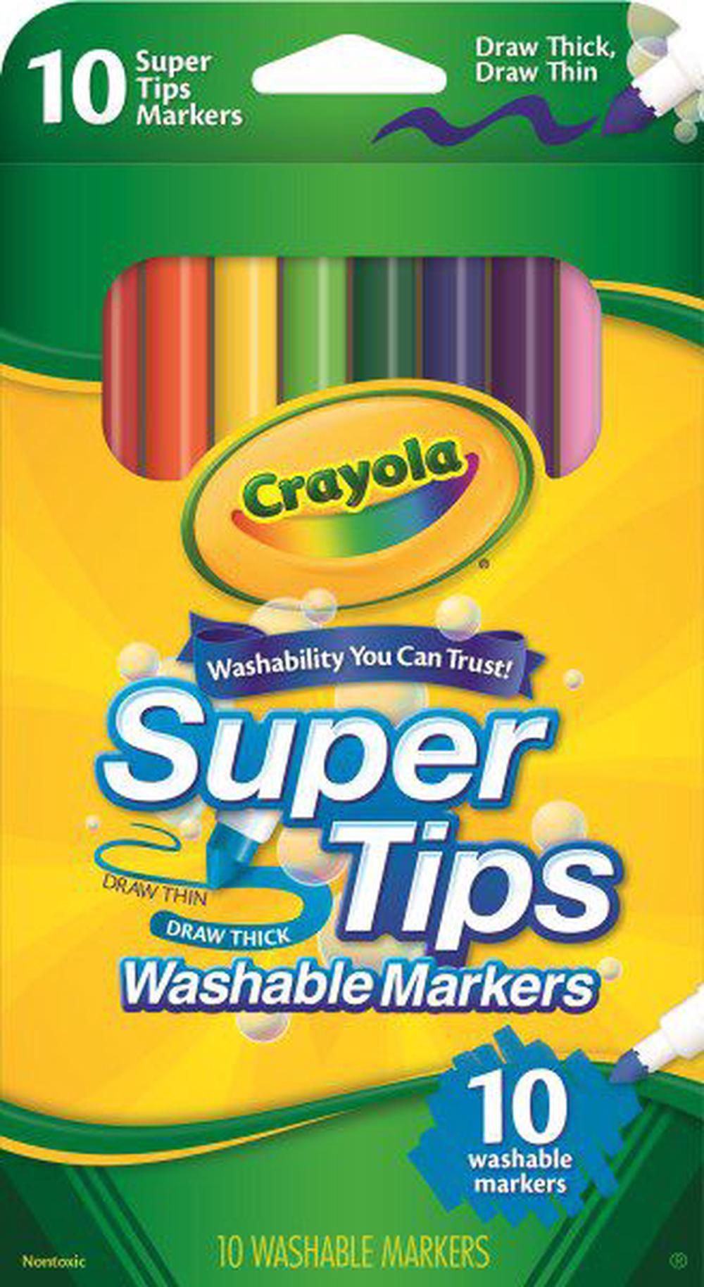 Crayola - Super Tip Markers 10 Pack | Buy online at The Nile