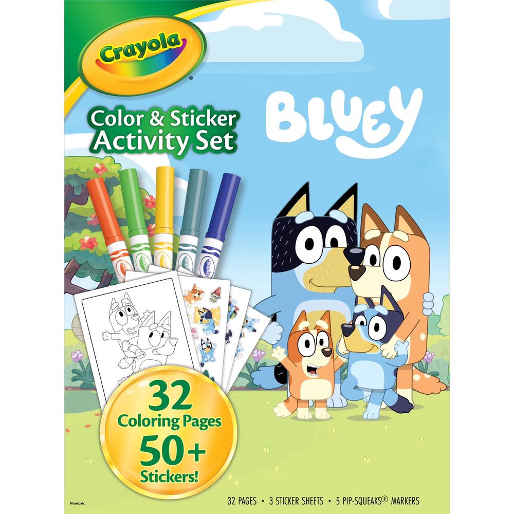 Crayola Color Wonder Activity Kit - Bluey, 0071662071615