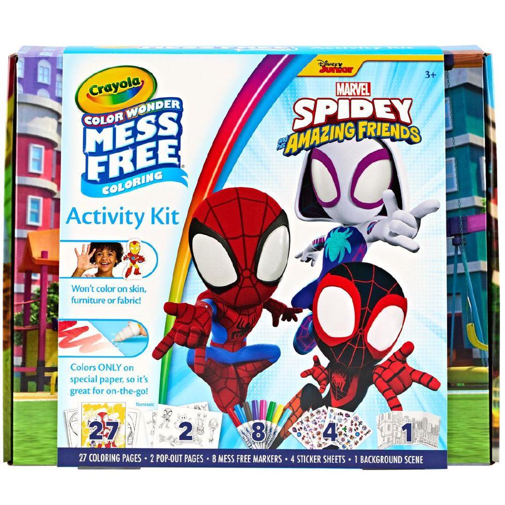 Crayola Color Wonder Activity Kit - Spidey & Freinds, 0071662071752