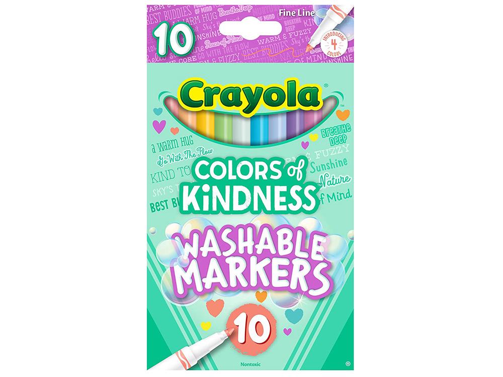 Washable Markers/Kindness, 10 Piece, 0071662078072