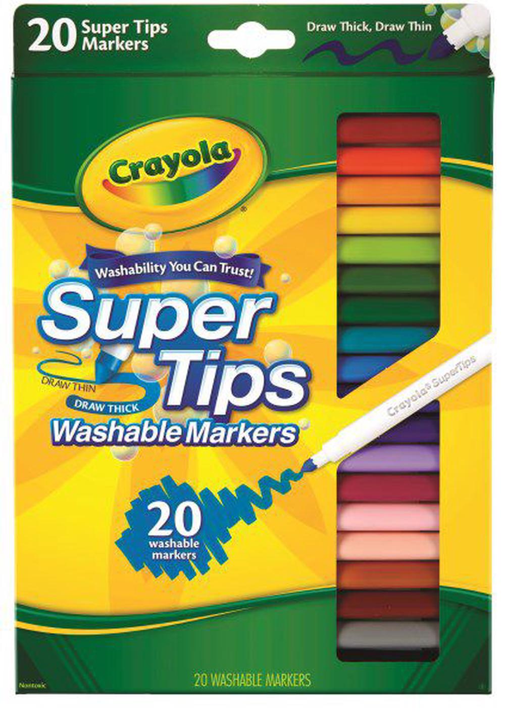 Crayola Super Tip Markers, 20 Pack | Buy online at The Nile