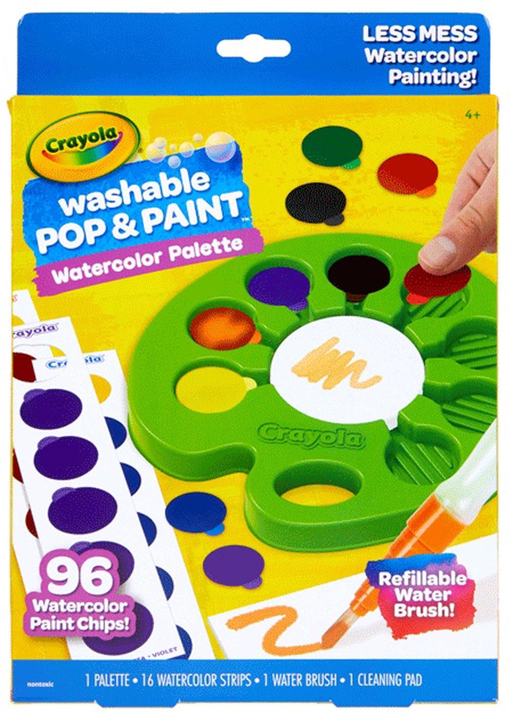 Crayola Washable Pop & Paint Watercolor Palette Buy online at The Nile