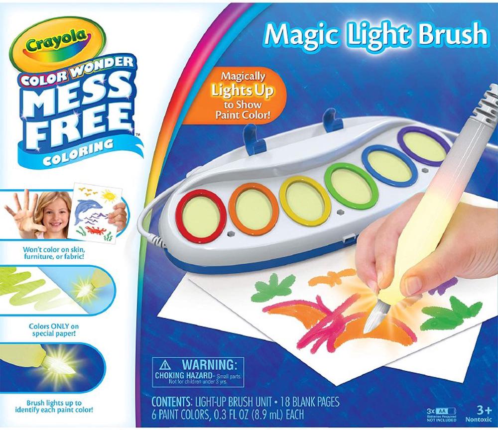 Crayola Color Wonder Magic Light Brush 3.0, 0071662271305