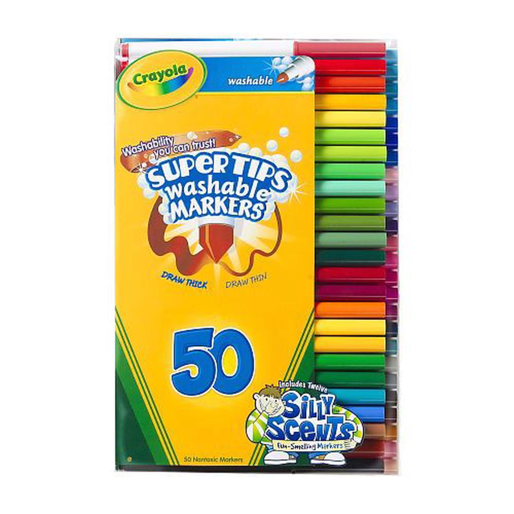 Crayola SuperTips Washable Markers Set 50 Piece Buy online at The Nile