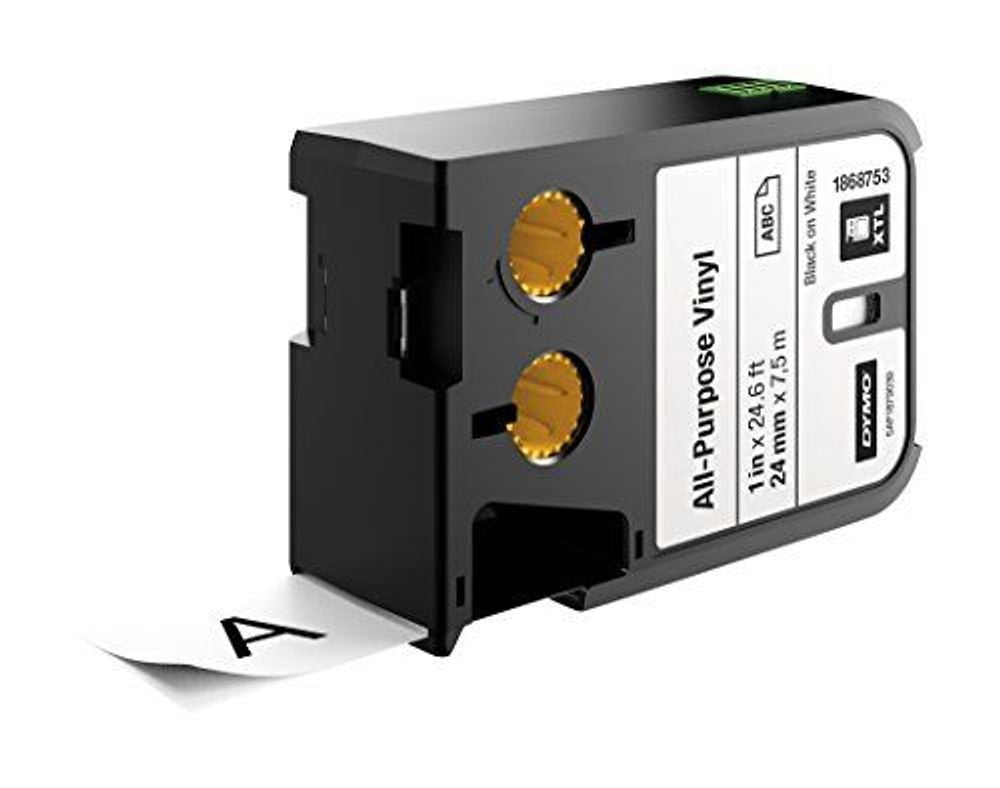 DYMO All-Purpose Labels for DYMO XTL Label Makers, Black on White, 1", 1 Roll (1868753) by DYMO - ISBN: 0071701001320