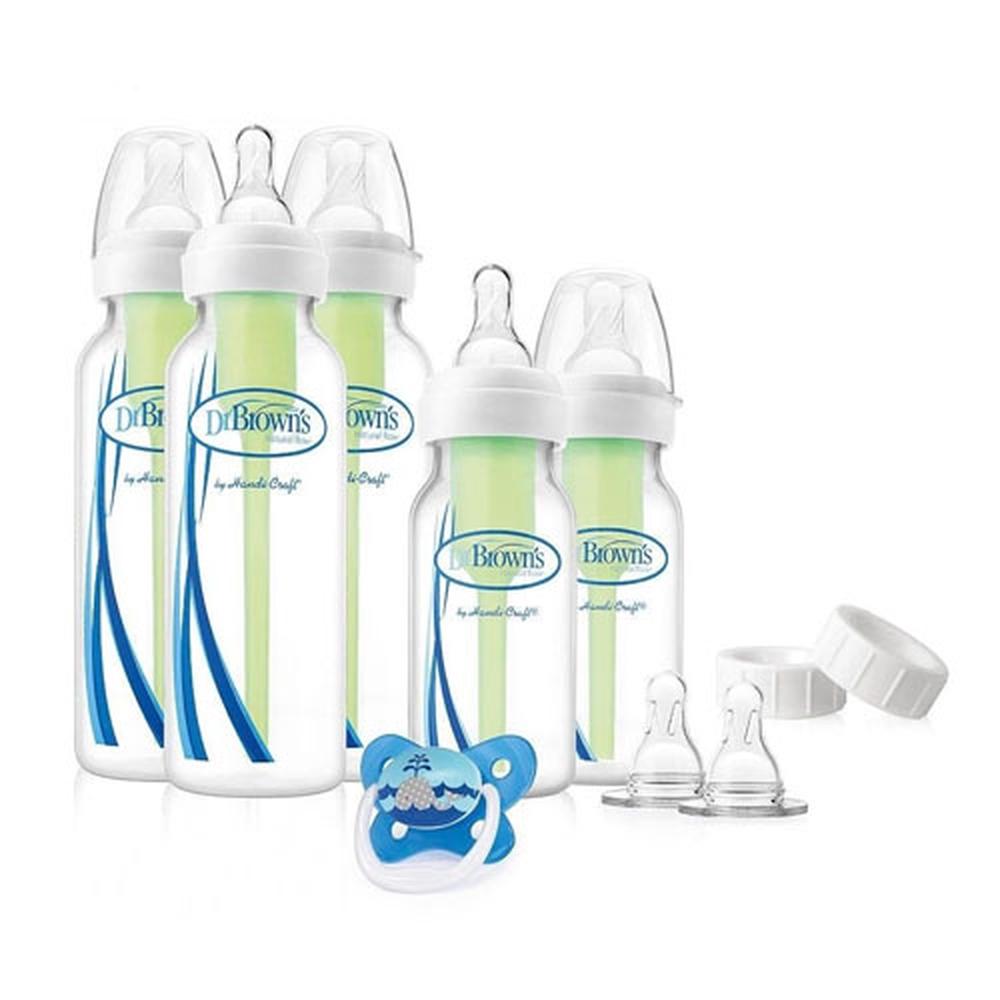 Dr. Brown's Options Narrow Neck Bottle Gift Set 3 x 250mL, 2 x 120mL