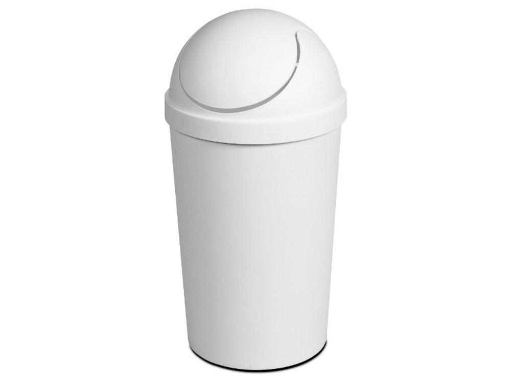 Swing Top Tidy Round (White), 0073149108388