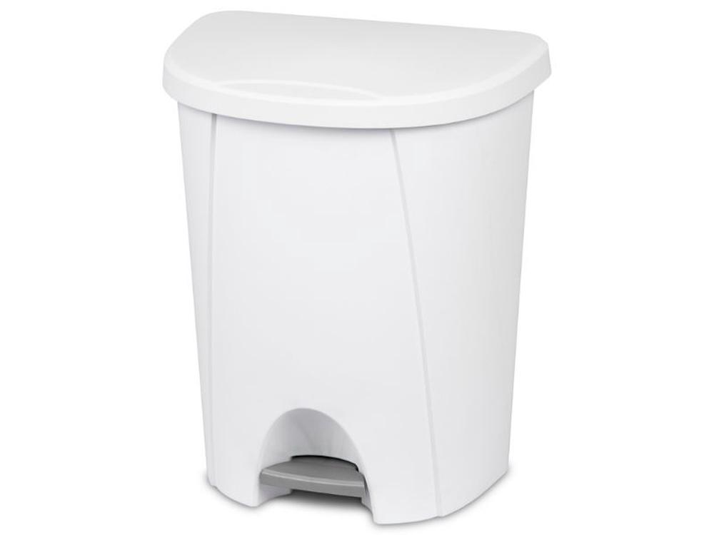 Step On Tidy Wastebasket (White), 0073149109484
