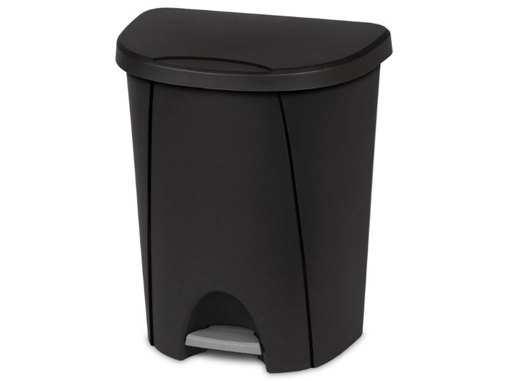 Step On Tidy Wastebasket (Black), 0073149109491