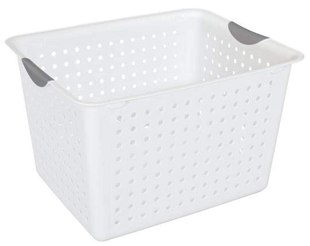 Sterilite Deep Ultra Basket (White), 0073149162885