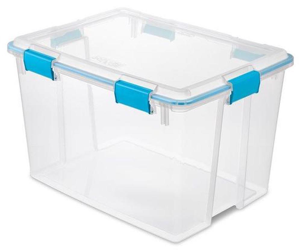 Sterilite Clear Gasket Box Clear, 0073149938435