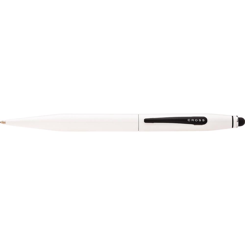 Tech2 Chrome Ballpoint Pen (Pearl White), 0073228117591