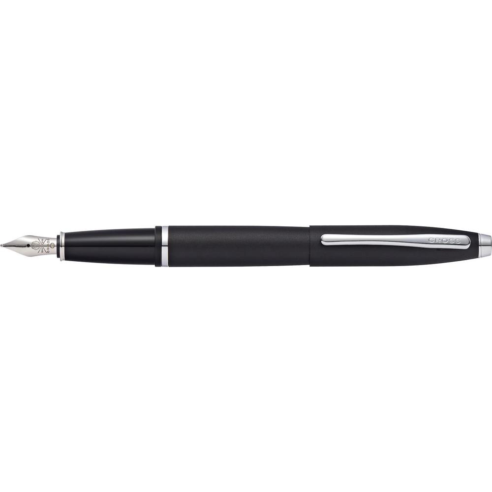 Calais Matt Medium Fountain Pen (Black), 0073228128146