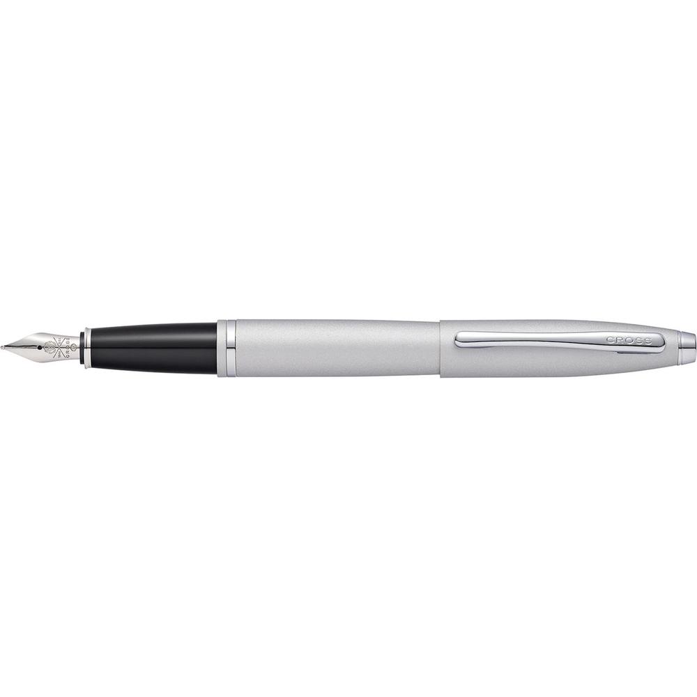 Calais Medium Fountain Pen (Satin Chrome), 0073228128160