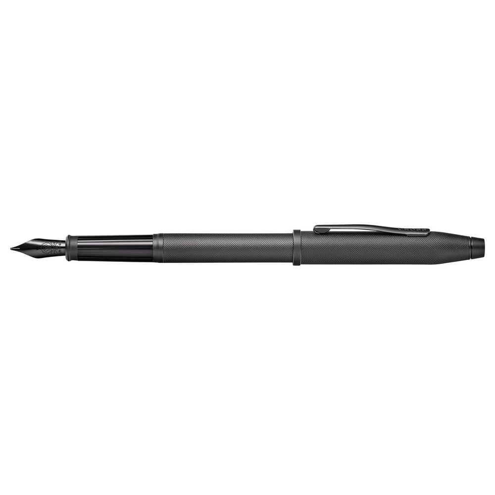 A.T. Cross Century II Microknurl & MT Black Fountain Pen, Fine Nib (Black) by A.T. Cross - ISBN: 0073228140322