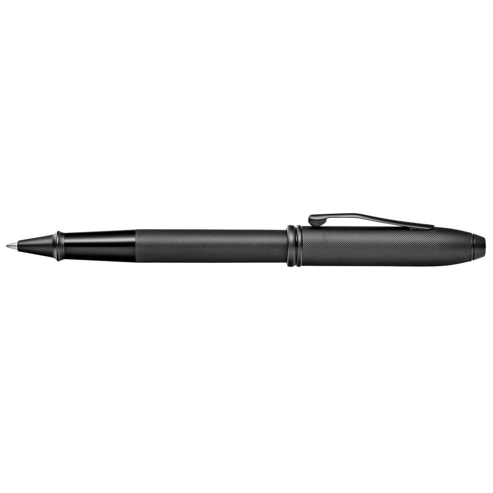 Townsend Microknurl & Matt Black Rollerball Pen (Black), 0073228140353