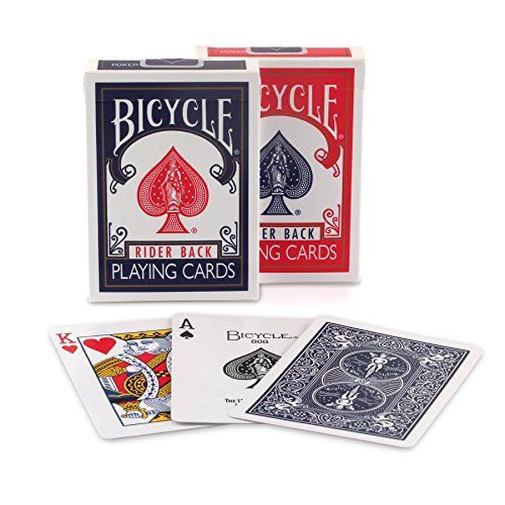 bicycle cards standard vs rider back