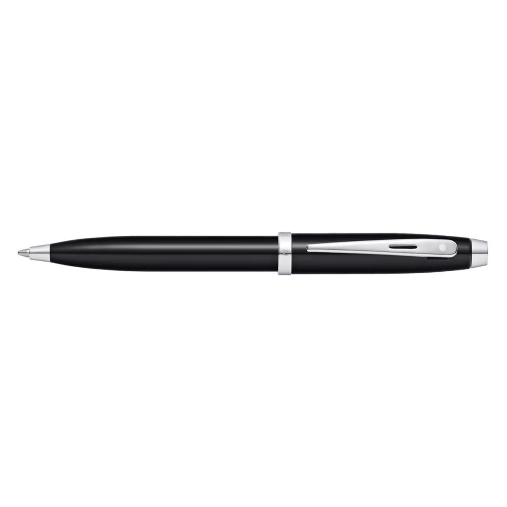 100 Black Lacq/Chrome Plate Ballpoint Pen, 0074040005912