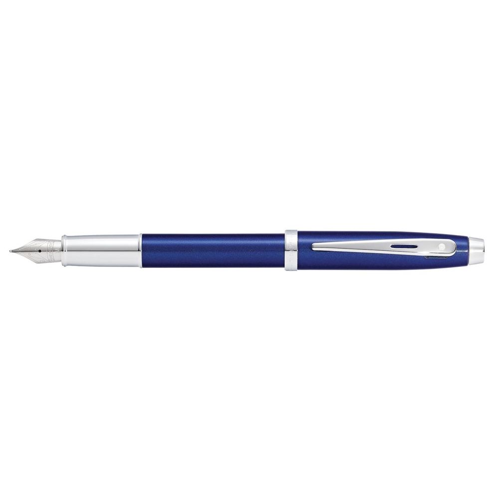 Sheaffer 100 Lacquer/Chrome Plated Medium Fountain Pen (Blue) by Sheaffer - ISBN: 0074040005967