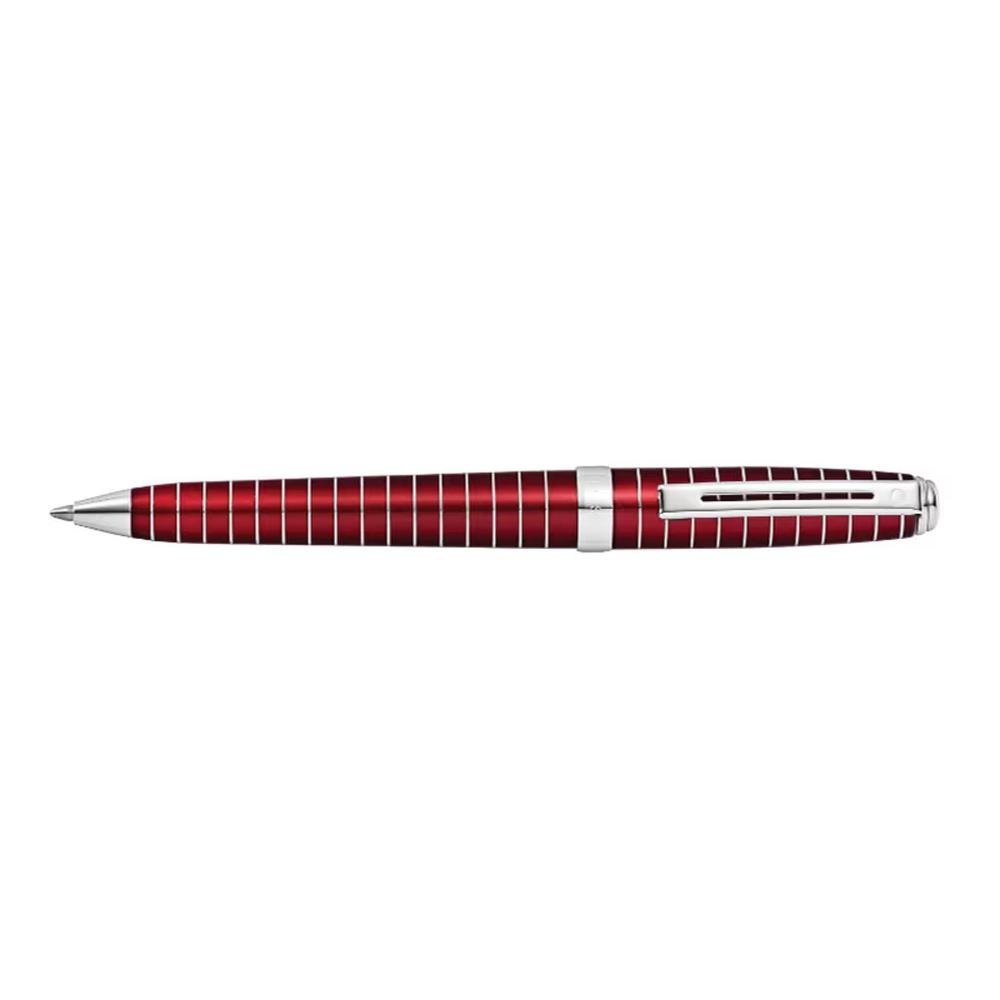 Sheaffer Prelude Red Lacquer & Engraved Lines Rollerball Pen, 0074040007817