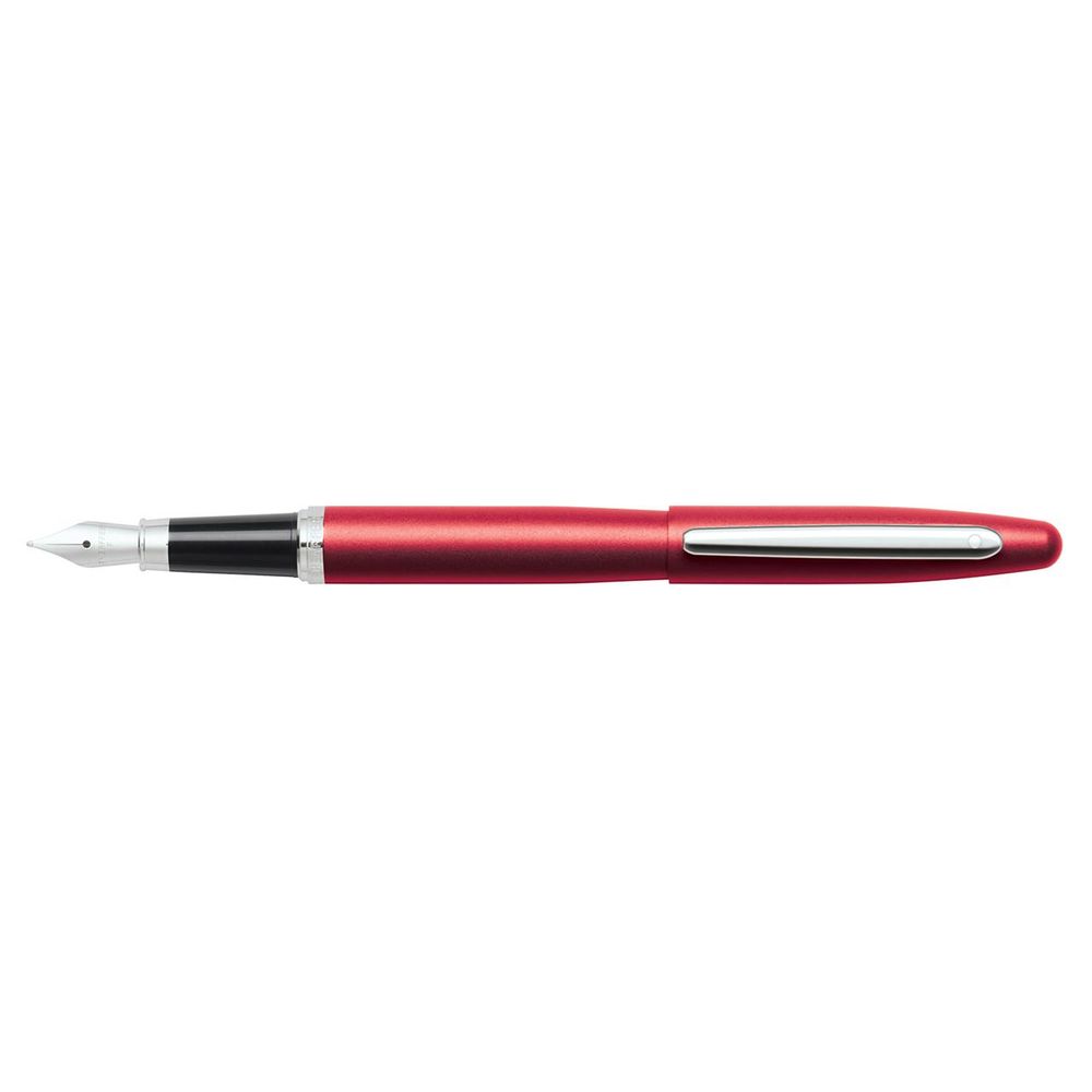 Sheaffer VFM Excessive Fountain Pen, Medium Nib HS (Red/Chrome) by Sheaffer - ISBN: 0074040551488