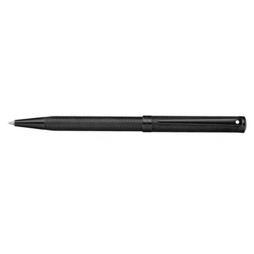 Intensity Engraved Matte Black/Black Trim Ballpoint Pen, 0074040553352