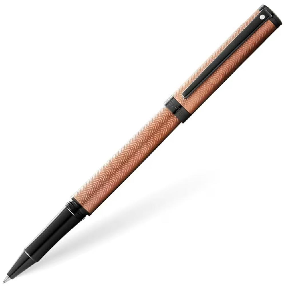 Intensity Engraved Bronze/Black Trim Rollerball Pen, 0074040553444