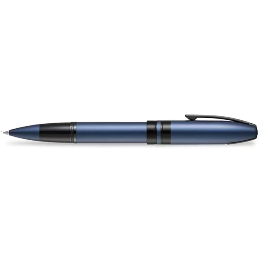 Sheaffer Icon Metallic Blue with Glossy Black PVD Trim Rollerball Pen, 0074040553598