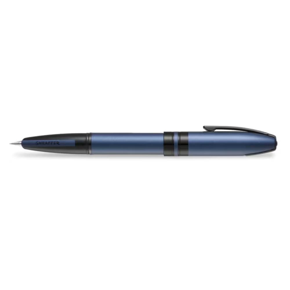Icon Metallic Blue with Glossy Black PVD Trim Fountain Pen, 0074040553611