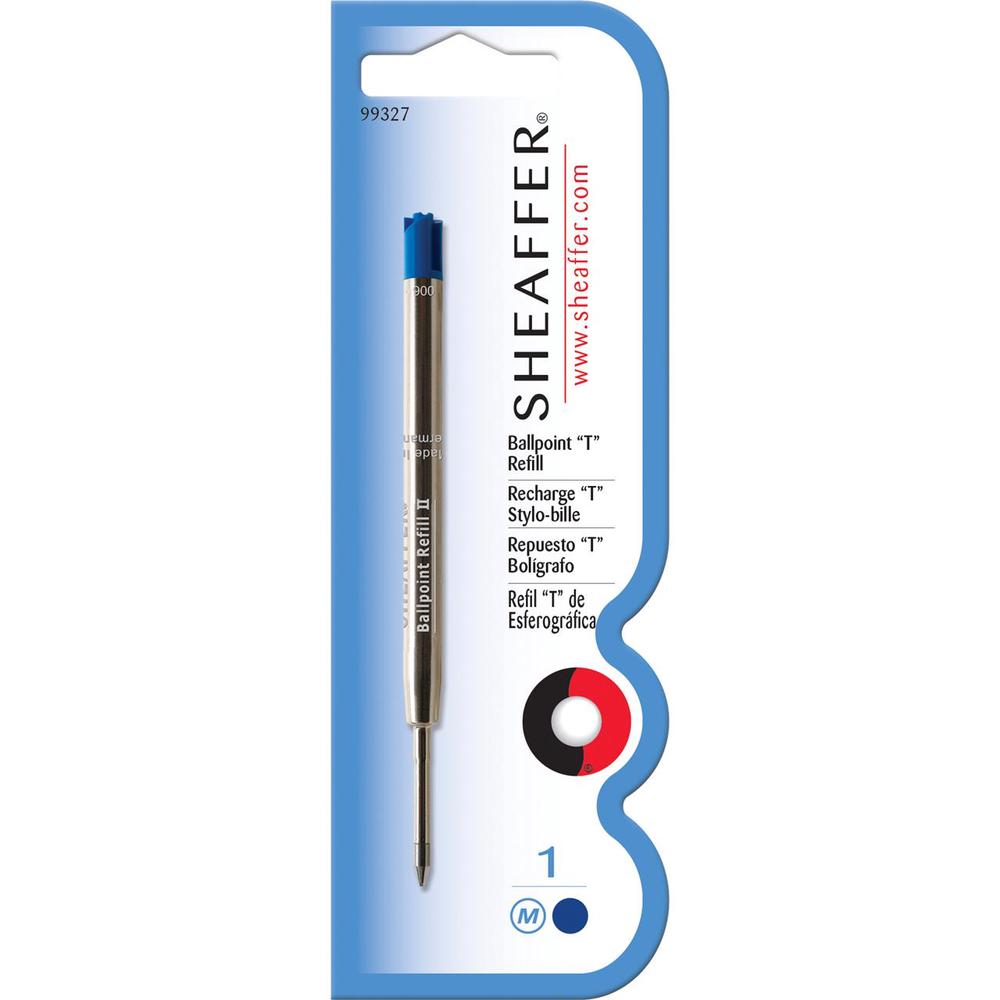 Medium T Metal Ballpoint Pen Refill (Blue) - Single, 0074040993271