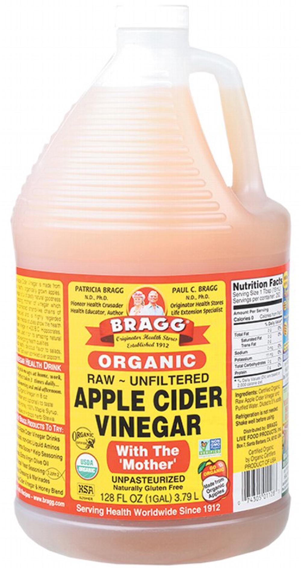 Apple Cider Vinegar Unfiltered & Contains The Mother - 3.8L, 0074305011283