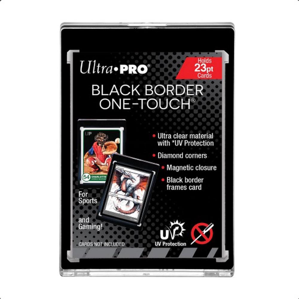 Ultra Pro 23pt Black Border UV One-Touch Magnetic Holder, 0074427157470