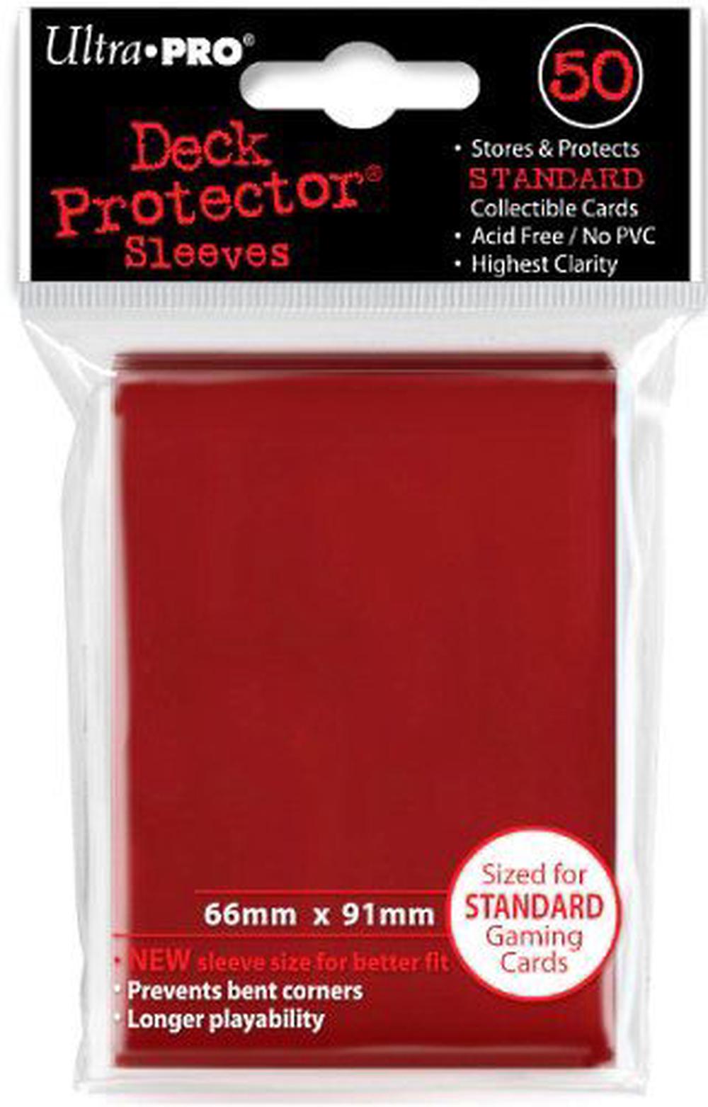 Deck Protectors 50 Count (Red), 0074427826727