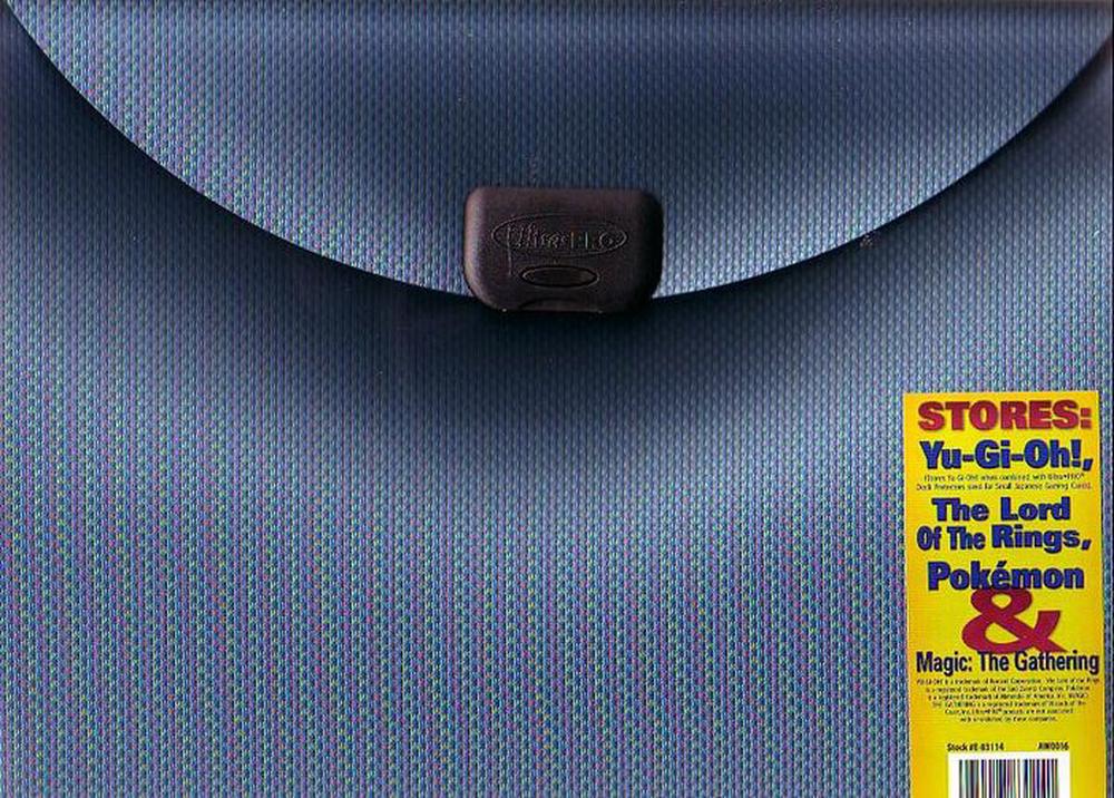 Ultra Pro Card Album 9 Pocket E-Lock Album (Blue), 0074427831141
