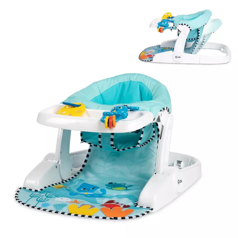 Baby Einstein Sea of Support 2-in-1 Sit-Up Floor Seat, 0074451128286