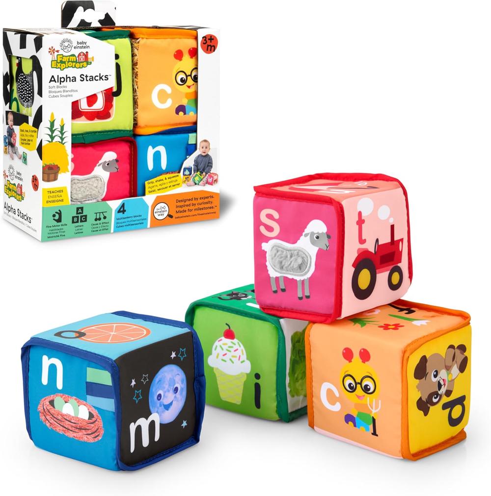 Baby Einstein Alpha Stacks Soft Blocks by Baby Einstein - ISBN: 0074451173040