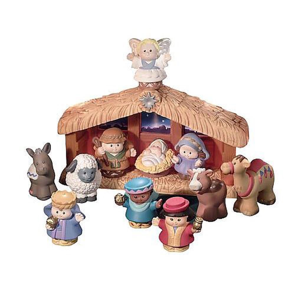 Fisher Price Little People Nativity Set A Little People Christmas   0075380776203 