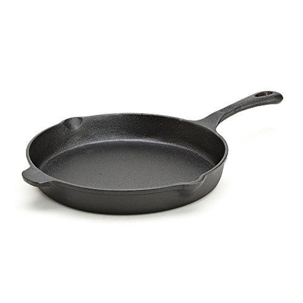 Good Cook 06084 Cast Iron Skillet, 11", Black, 0076753060844