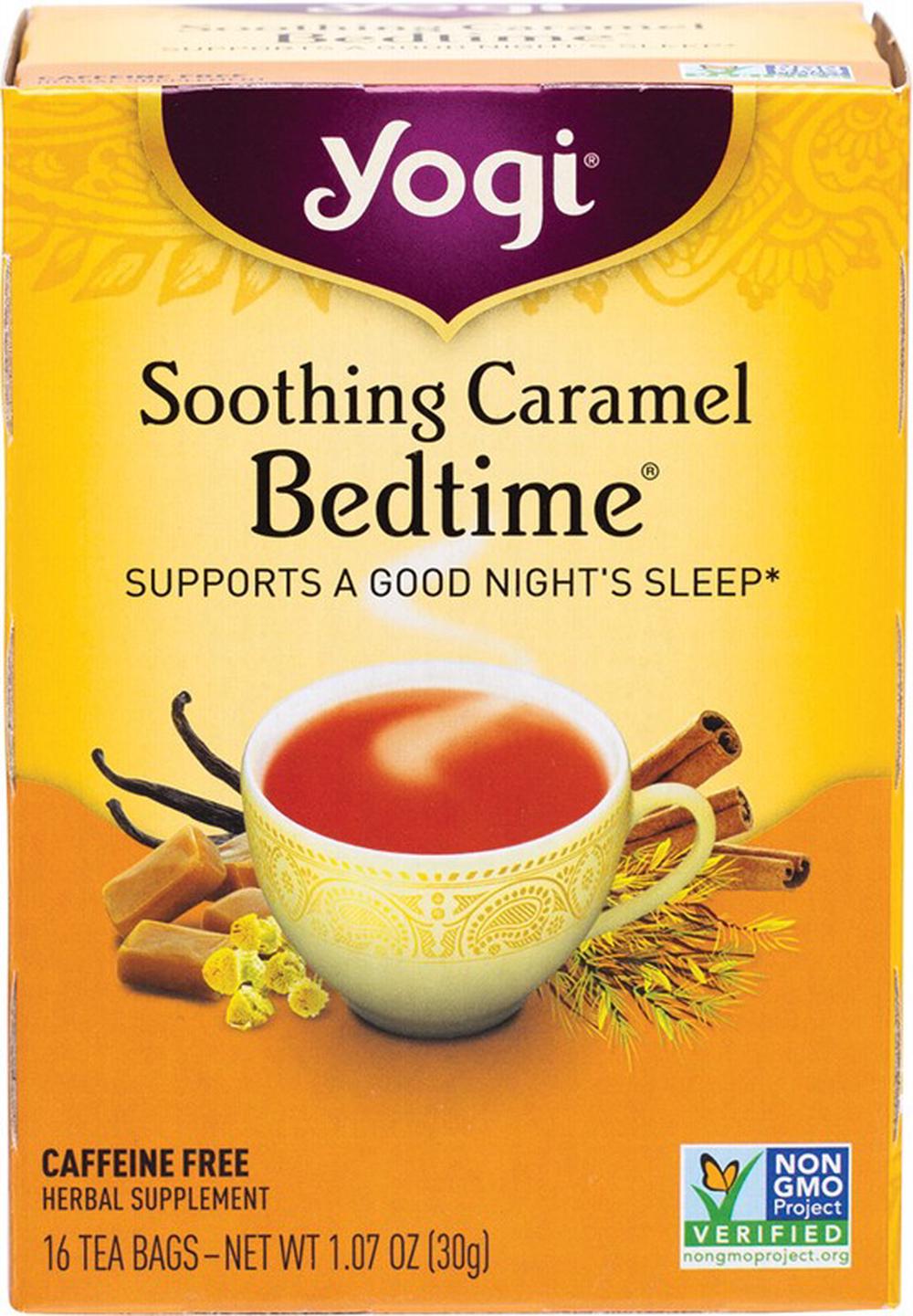 Herbal Tea Bags (Soothing Caramel Bedtime), 16 Pieces, 0076950203532