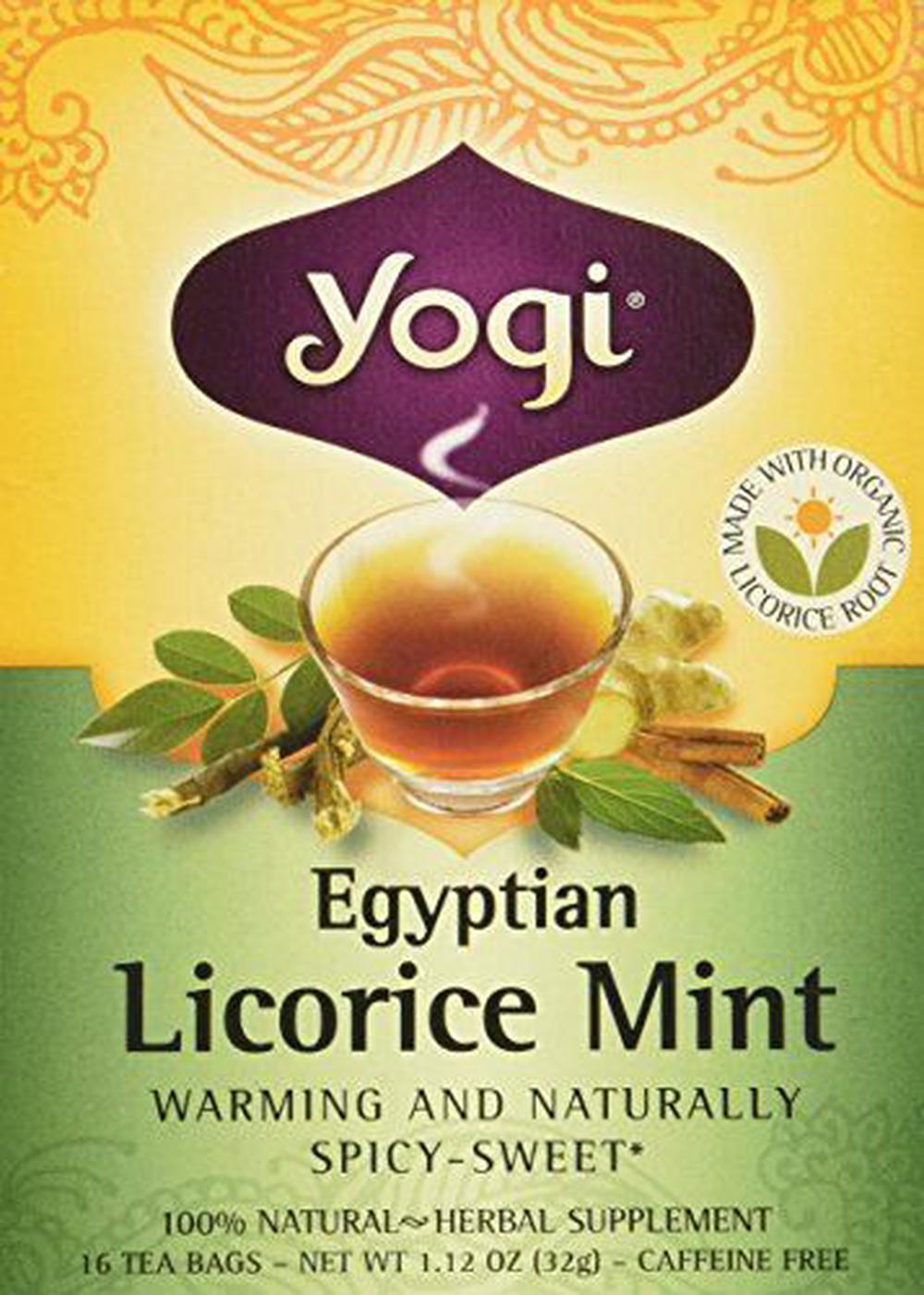 Yogi Teas Yogi Tea Egyptian Licorice Mint, 16count Buy online at The