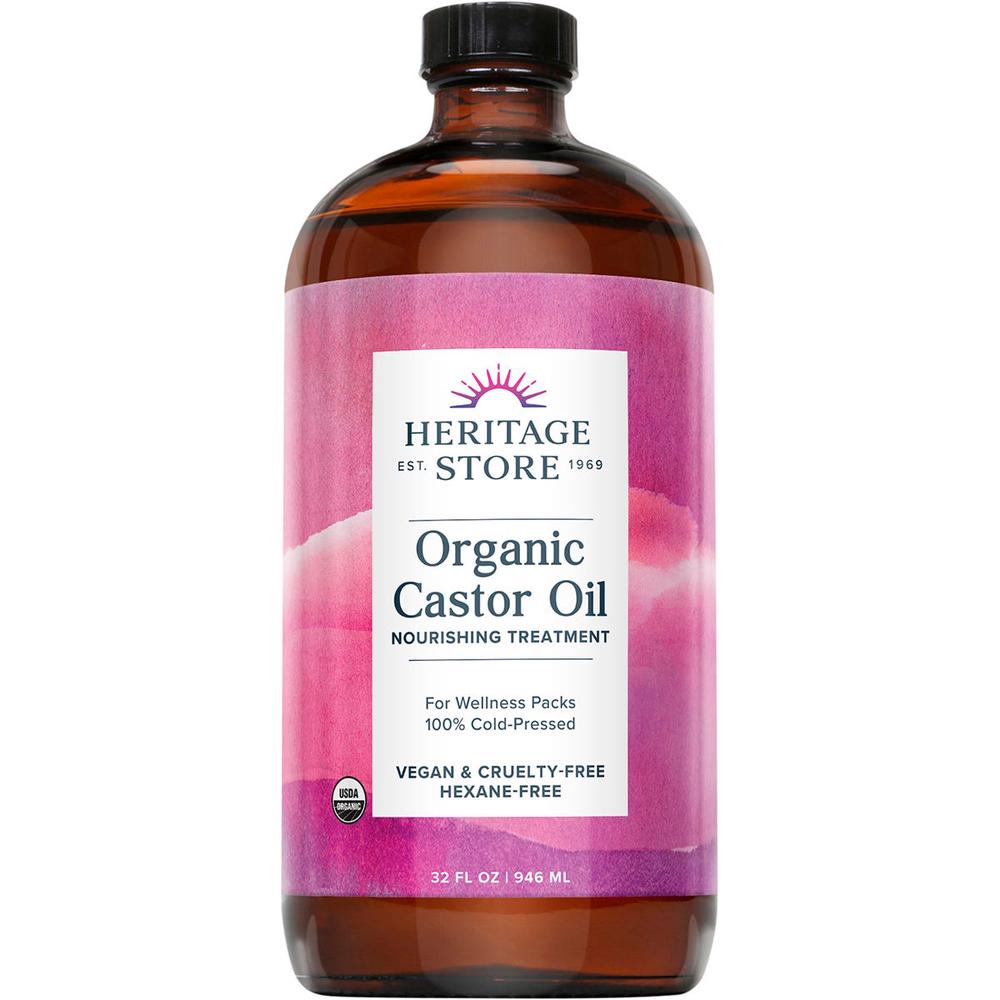 Organic Castor Oil - 946mL, 0076970221318
