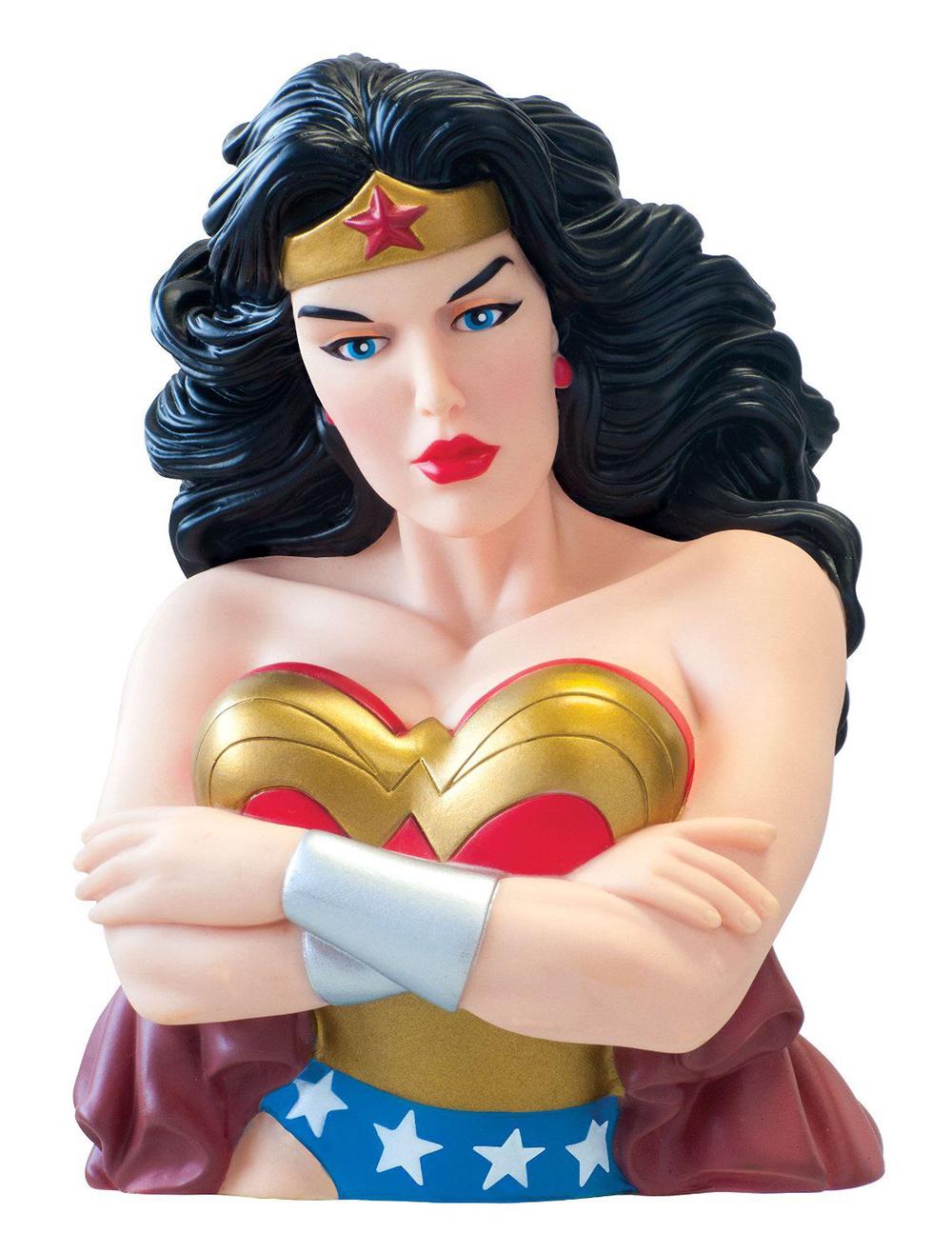 Monogram Wonder Woman - Bust Bank, 0077764441219