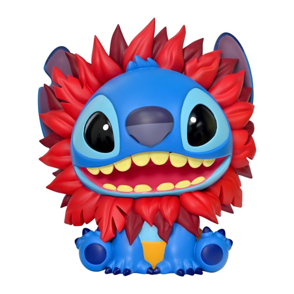 Lilo & Stitch - Stitch in Lion King Costume Figural PVC Bank, 0077764848896
