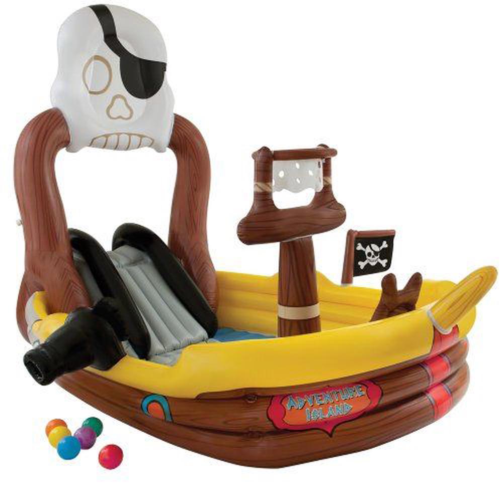 intex pirate play center inflatable pool with sprayer