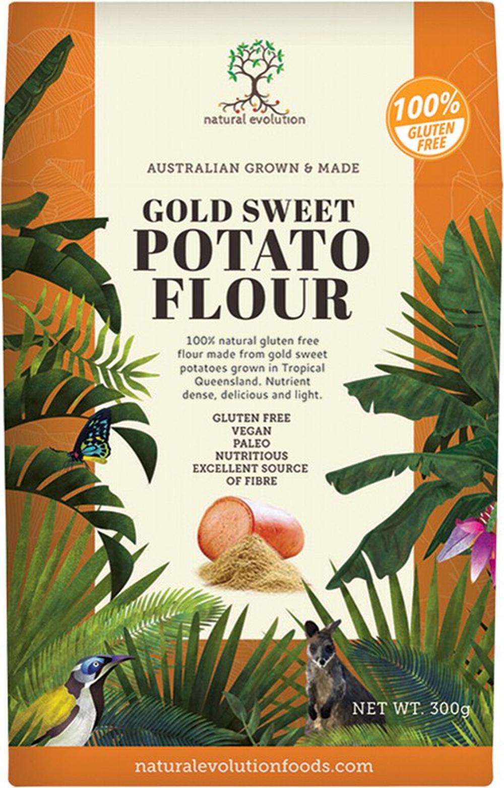 Gold Sweet Potato Flour - 300g, 0080687505623